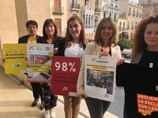 Murcia se adhiere por tercer año a la iniciativa 'Caminando por Libertad' que recorrerá las calles de la ciudad el día 20
