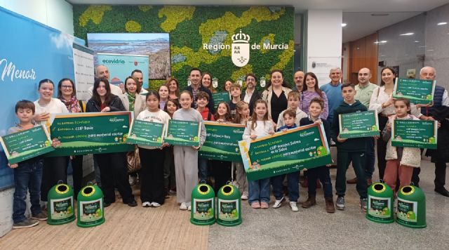 Los escolares de la Región de Murcia recuperan 42.196 kilos de envases de vidrio durante la campa&ntilde;a 'Los Peque Recicladores'