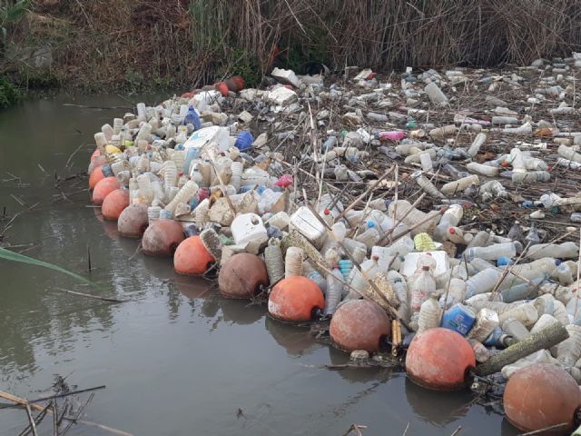 La CHS licita el contrato de retirada de residuos en las redes de flotantes del río Segura