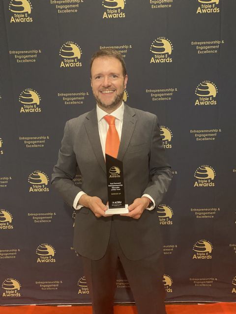 El catedrático de la UMU Francisco José Molina, galardonado en los premios que reconocen la innovación en la docencia universitaria en Europa