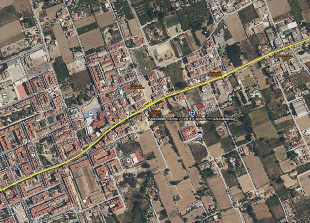 Ciclista herido al colisionar con una señal en Puente Tocinos 	