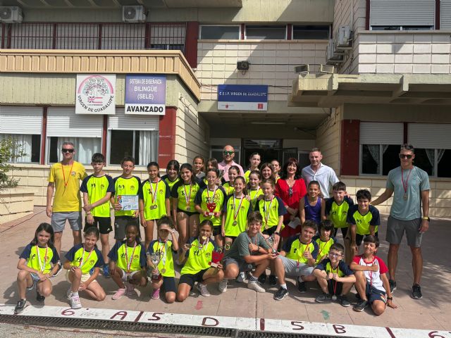 El Ayuntamiento de Murcia reconoce a los escolares del CEIP Virgen de Guadalupe por su destacada participación en el Deporte en Edad Escolar