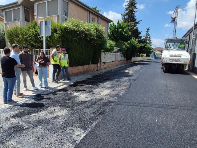 El Ayuntamiento de Murcia mejora el firme de los carriles Salabosque y Partidores de Aljucer con una inversión de 42.000&euro;