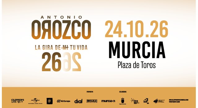Murcia On: Antonio Orozco presenta 'La gira de tu vida'