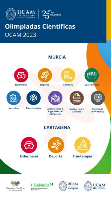 Abierta la inscripción para las Olimpiadas Científicas UCAM 2023