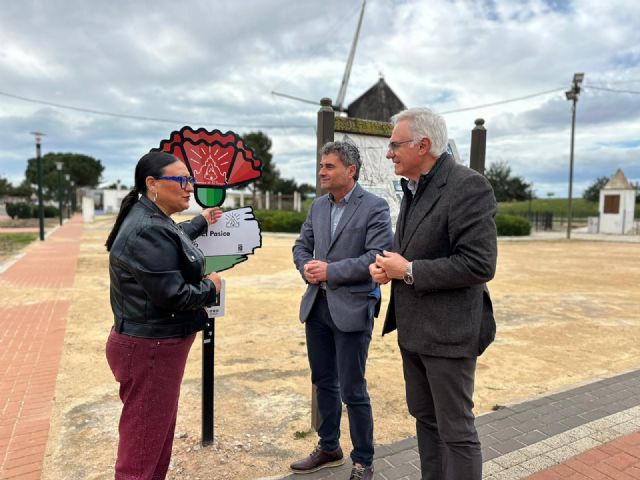 Turismo financia en Torre Pacheco la se&ntilde;alización accesible de los Caminos de la Virgen de El Pasico