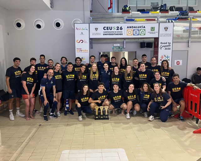 La UCAM bate todos los récords universitarios de Espa&ntilde;a en Natación