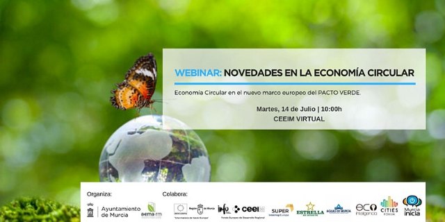 Un grupo de expertos participa en la webinar sobre 'Economía circular en el nuevo marco europeo del Pacto Verde'