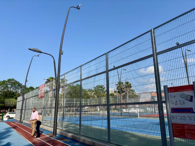 El Palmar estrena nueva iluminación inteligente en sus pistas deportivas para ampliar su uso en horario nocturno