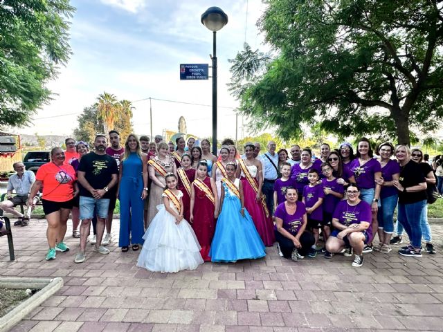 El Ayuntamiento homenajea al Cronista Oficial de Nonduermas Pedro Simón Muñoz con una placa que da nombre a un parque