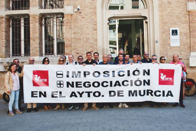 La ejecutiva del SIME en el Ayuntamiento de Murcia aprueba nuevas movilizaciones para protestar contra los despidos