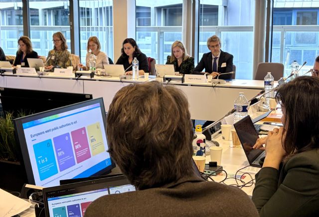 La Región muestra en Bruselas su VI Pacto por la Economía Social, que en su primer a&ntilde;o ha creado más de la mitad de los empleos previstos