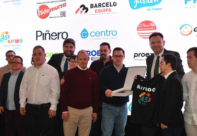 López Miras reconoce los 45 años de dedicación de Assido a las personas con discapacidad intelectual