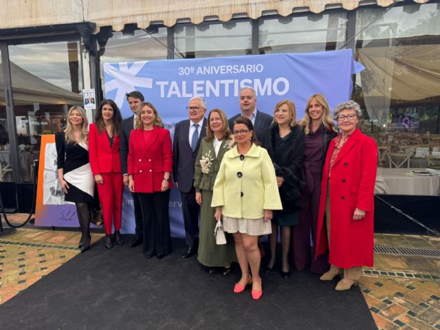 El Gobierno regional acompaña a Talentismo en la gala celebrada con motivo de su 30 aniversario