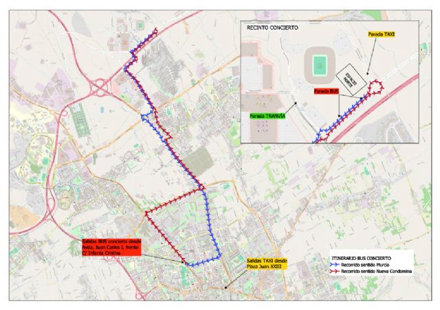 Tranvías cada 10 minutos, autobuses especiales y un dispositivo de tráfico para el concierto de Viva Suecia