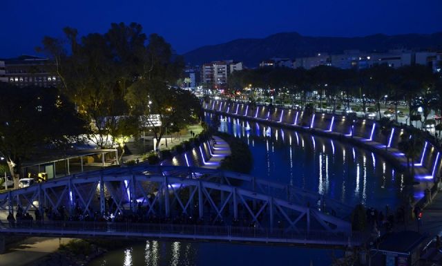 Murcia se ilumina de azul por el Día Mundial de la Diabetes
