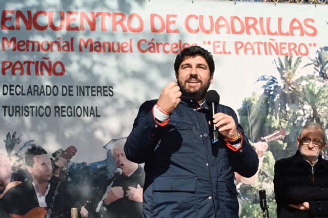 López Miras asiste a XXXIV Encuentro de Cuadrillas de Patiño