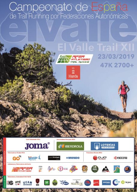 Este lunes, presentación del Cto. de España de Trail por Federaciones Autonómicas Murcia 2019