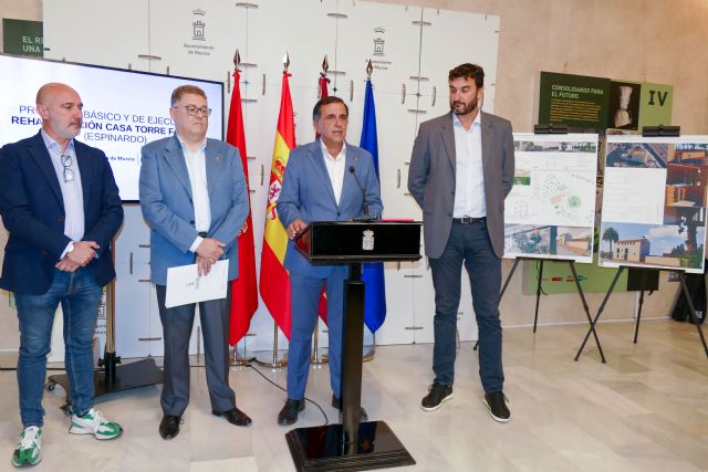 Murcia invierte cerca de 700.000 euros en la rehabilitación de la Casa Torre Falcón de Espinardo