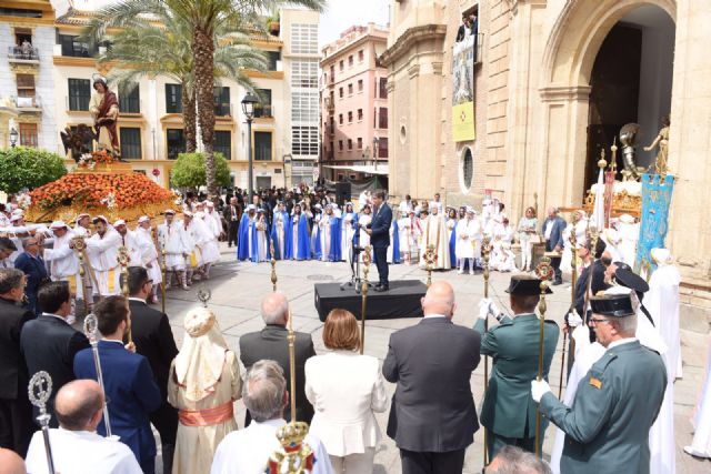 Jesús Pacheco pronuncia el pregón que pone el cierre a la Semana Santa murciana