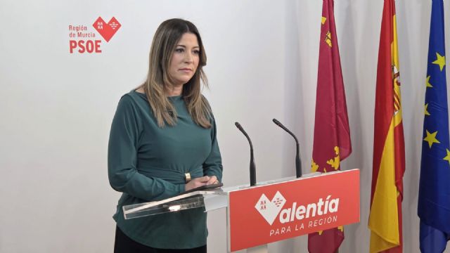 Isabel Gadea: 'El PP de López Miras se opone continuamente a que la Región tenga más recursos, solo para satisfacer a Feijóo'