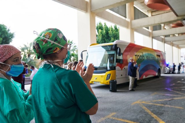 La solidaridad ya viaja en transporte público