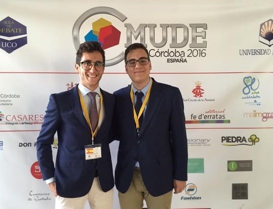 Dos alumnos de la Universidad de Murcia participan en el Campeonato Mundial Universitario de Debate en Español