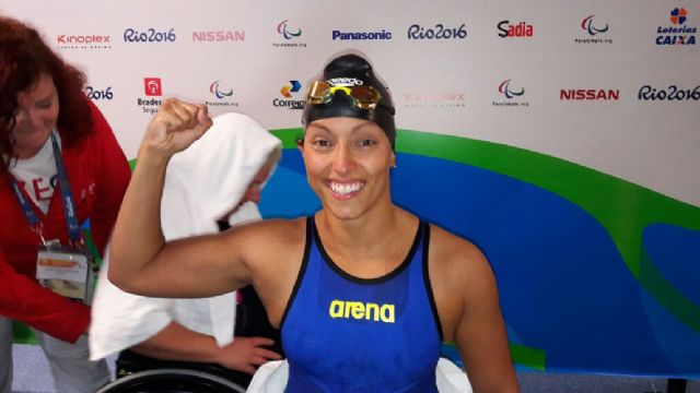 Teresa Perales, campeona paralímpica de 50 espalda