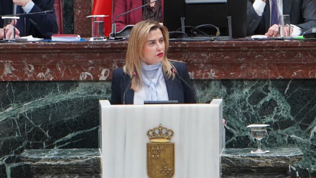 Carmina Fernández: 'El PP ha votado en contra de 1.200 millones de euros anuales más para la Región de Murcia'