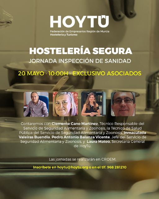 HOYTÚ organiza una jornada informativa sobre inspecciones sanitarias en hostelería