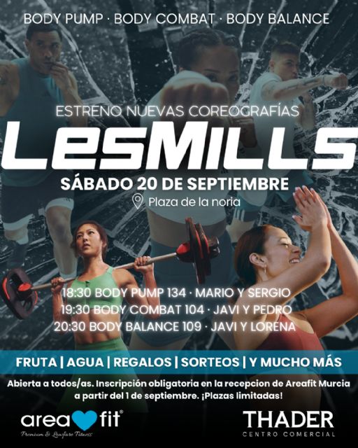 Areafit saca el deporte a la plaza en Thader con una jornada abierta al público