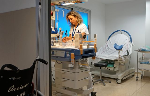 Una decena de mujeres se han beneficiado del paritorio de Urgencias del hospital Materno Infantil de la Arrixaca