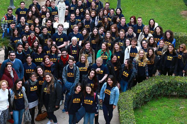 La UCAM da la bienvenida a sus alumnos internacionales del segundo semestre