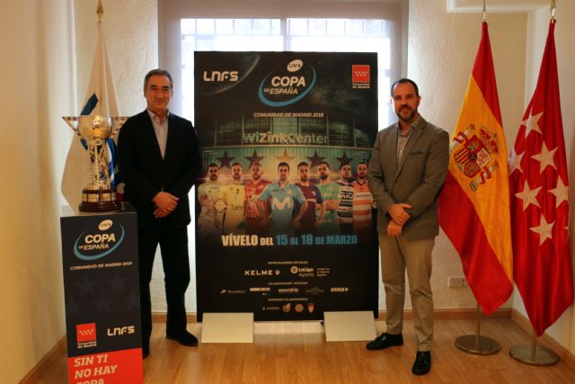 Javier Orcaray y Javier Lozano presentan el cartel oficial de la Copa de España Comunidad de Madrid 2018