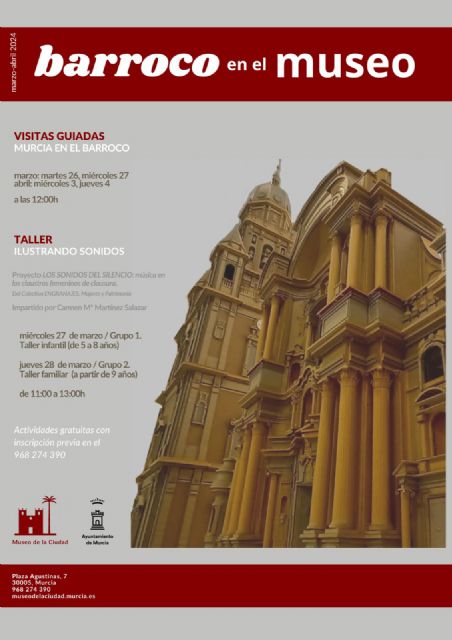 El Museo de la Ciudad se inunda de la esencia de la Murcia Barroca con talleres infantiles y visitas guiadas