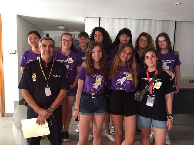 La UMU agradece la participación de la Policía Nacional en los Campus Científicos de Verano 2018 con un acto institucional presidido por el rector