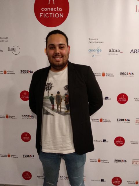 El estudiante de la Universidad de Murcia Borja Moreno, becado por la Fundación Antonio Gala para escribir el guión de una serie de televisión