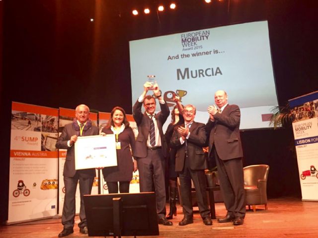 Murcia se alza con el primer premio europeo de la Semana de la Movilidad