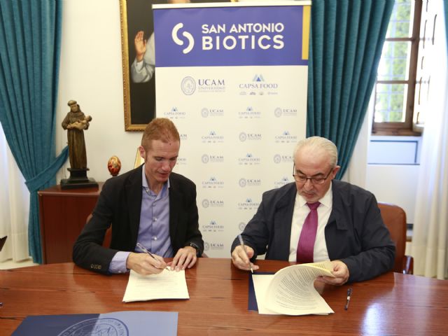 UCAM y CAPSA FOOD constituyen San Antonio Biotics