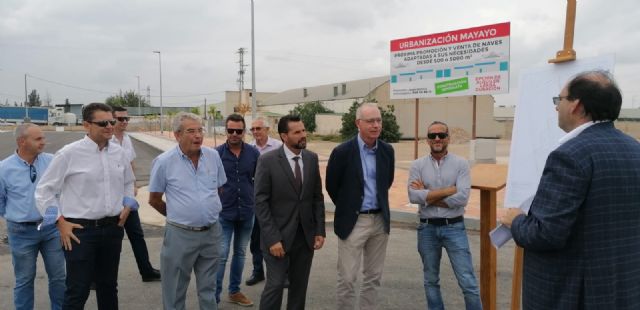 Las obras de urbanización del polígono industrial de El Mayayo permitirán la implantación de nuevas empresas