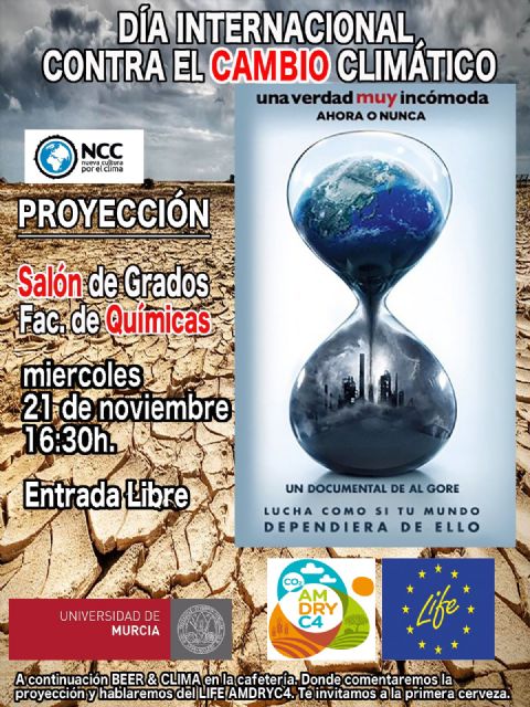 La Universidad de Murcia acoge la proyección del documental ''Una verdad muy incómoda: ahora o nunca'