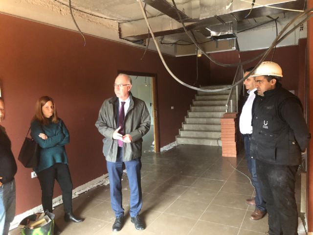 El Centro de Visitantes de la Contraparada continúa su obra de rehabilitación con el objetivo de abrir sus puertas en primavera