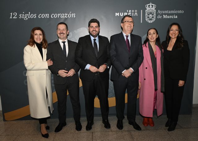 López Miras clausura el acto promocional de los 1.200 años de Murcia
