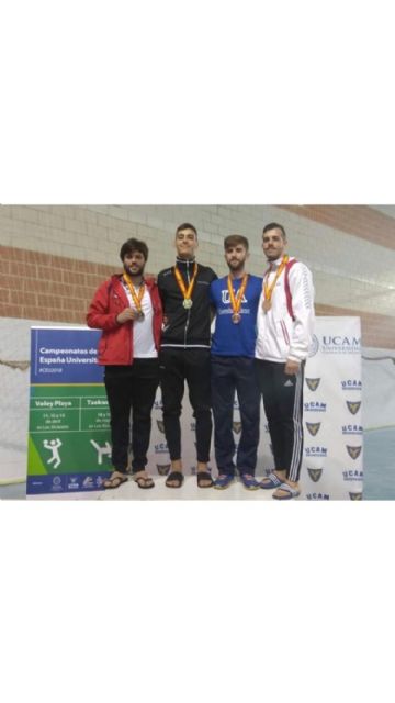 Un alumno de la UMU gana una medalla de bronce en el campeonato nacional universitario de taekwondo