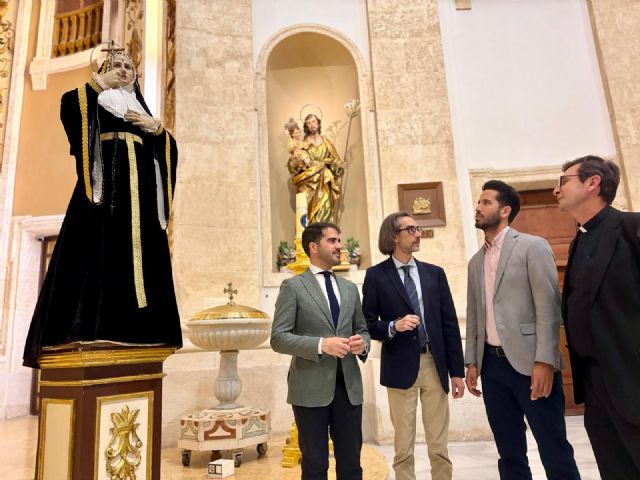 Un estudio científico confirma la atribución a Salzillo de la imagen de Santa Rita de Casia de la iglesia de San Lorenzo