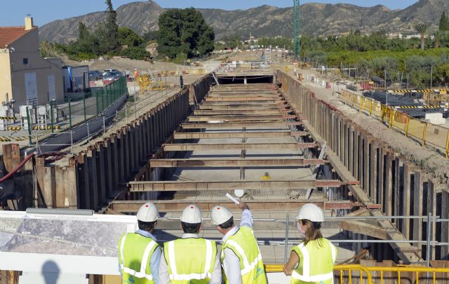 Las obras del tanque antitormentas de Los Dolores finalizarán  el próximo otoño