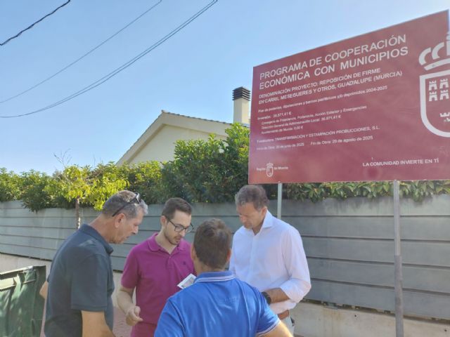 La huerta murciana, más conectada y segura gracias a una inversión de casi 37.000 euros en Guadalupe