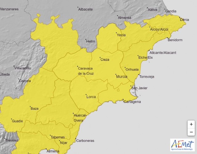 Activado el dispositivo especial por fuertes lluvias