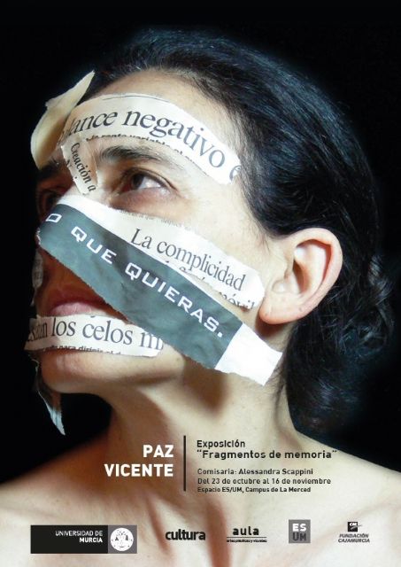 La artista Paz Vicente expone su obra en la Universidad de Murcia