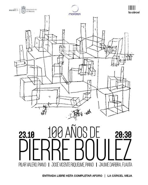 Murcia celebra el centenario de Pierre Boulez con un concierto divulgativo para piano y flauta en La Cárcel Vieja